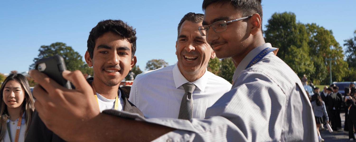 Rep. Liccardo with Students