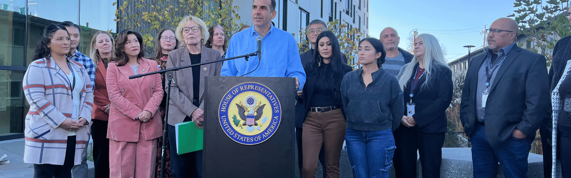 Sam Liccardo at Housing Presser