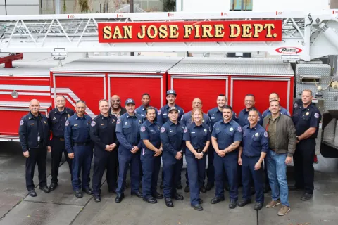 Sam with San Jose Fire Department