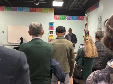 Sam at HMB Office Hours